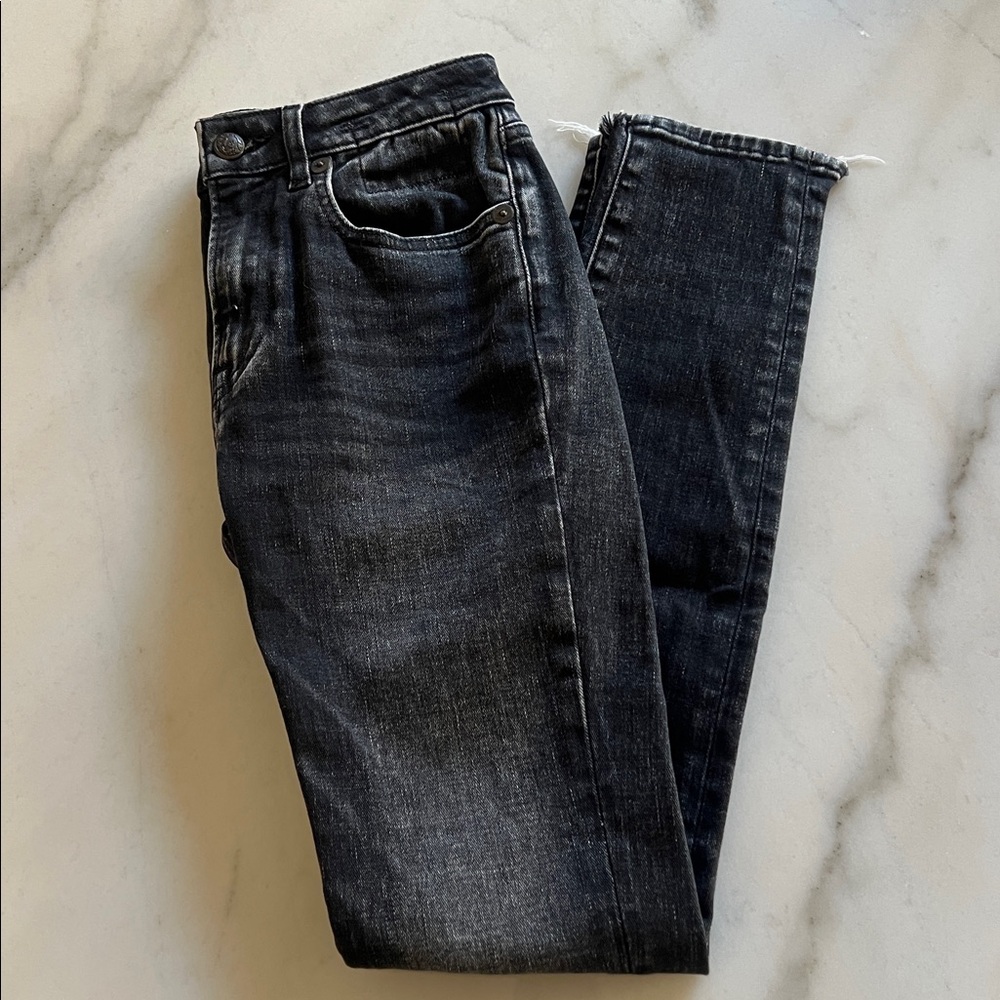 R13 Alison Skinny in Dirty Black Size 26